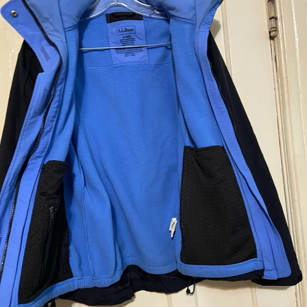 L.L.bean 3 in 1 men’s black & blue jacket small‎ - Picture 3 of 11